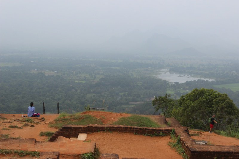 At the top of Sigiriya