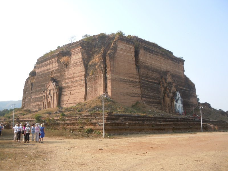 The unfinished pagoda at Mingun
