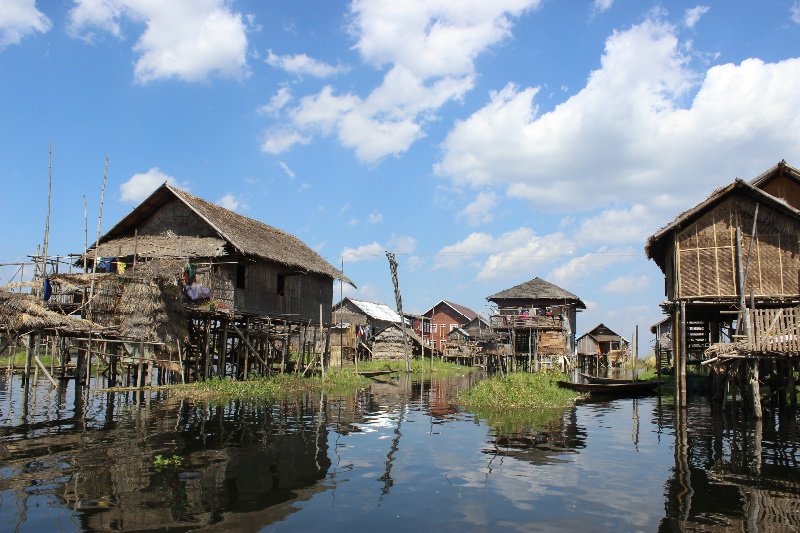 Another Lake Inle village scene