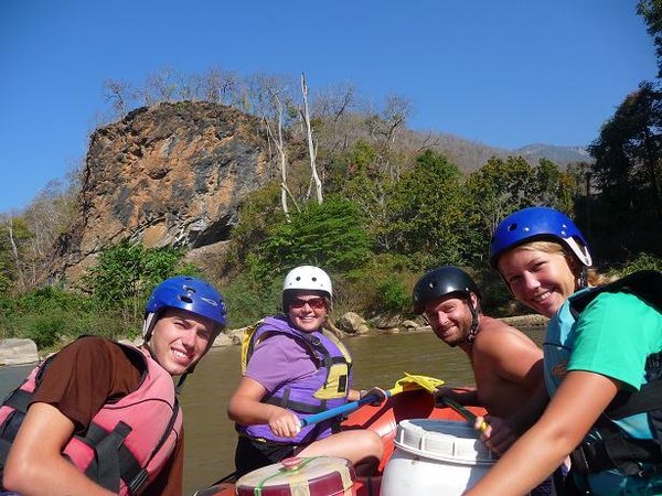 Rafting on the Pai River
