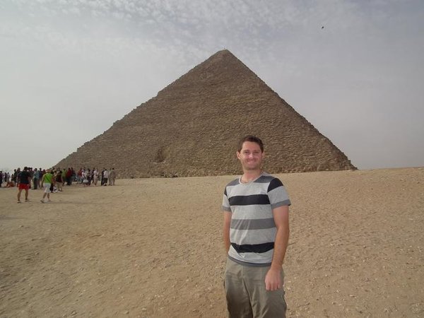 Ian at the Pyramids