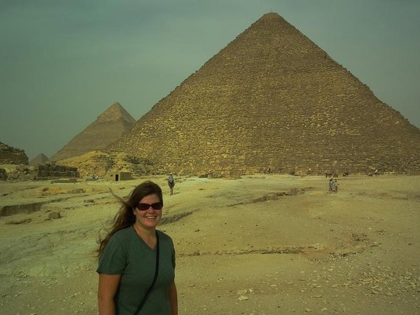 Rachel at the Pyramids