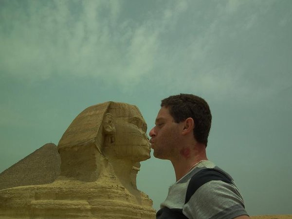 Ian & the Sphinx sitting in a tree