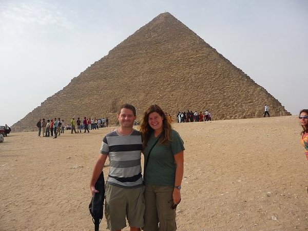 Us at the Great Pyramid of Giza