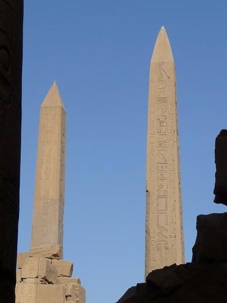 Obelisks in the Karnak Temple