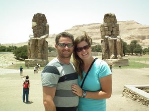 Us at the Colossi of Memnon