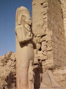 Statue of Ramses II at Karnak Temple
