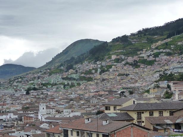 Quito from the Basillica