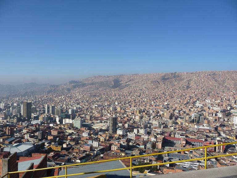 View of La Paz from above