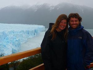 Us at Perito Moreno Glacier in El Calafate
