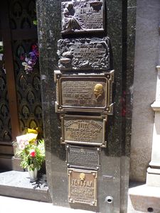 Evita's Tomb in Buenos Aires