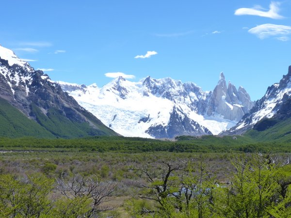 First view of Cerro Torre