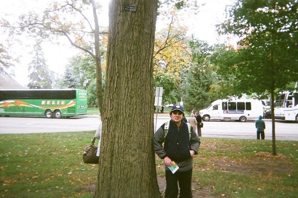 Me Standing Beside a Tree