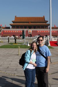 Tienanmen Square (Forbidden City in the backgroud)