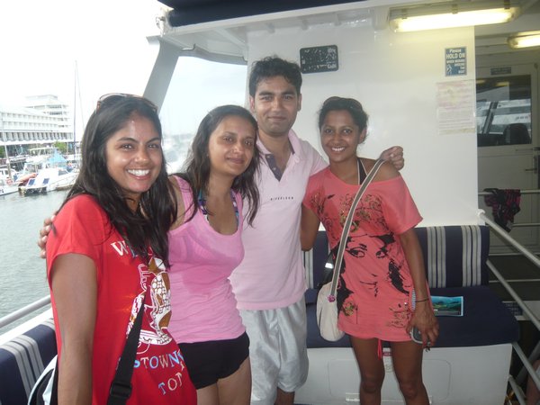 Narj, Ushma, Ravi and me