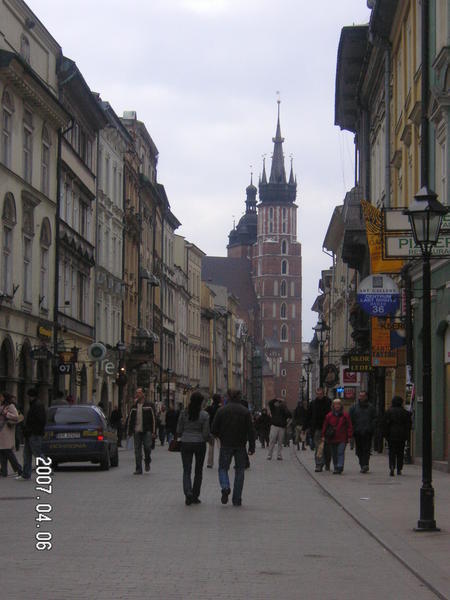 Main street of Krakow