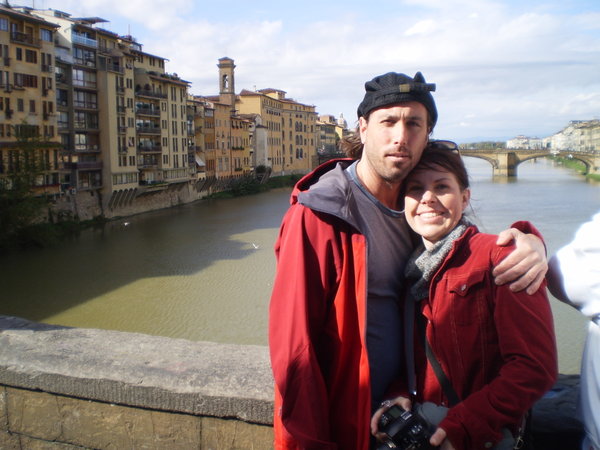 Us on the Ponte Vechio Bridge