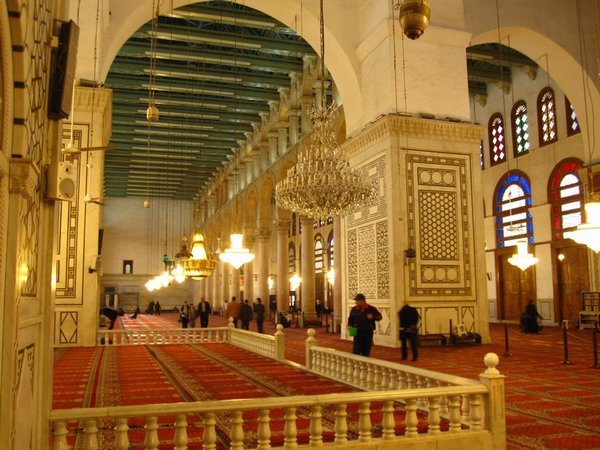 Inside Umayyad Mosque