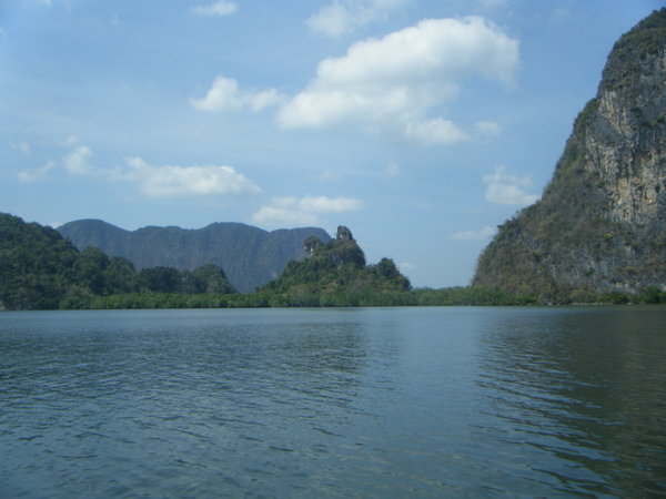 View of islands off Ao Phang Nga