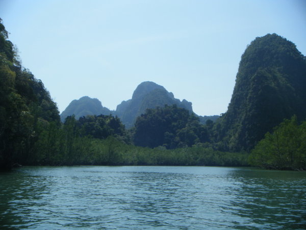 View from Longtail boat