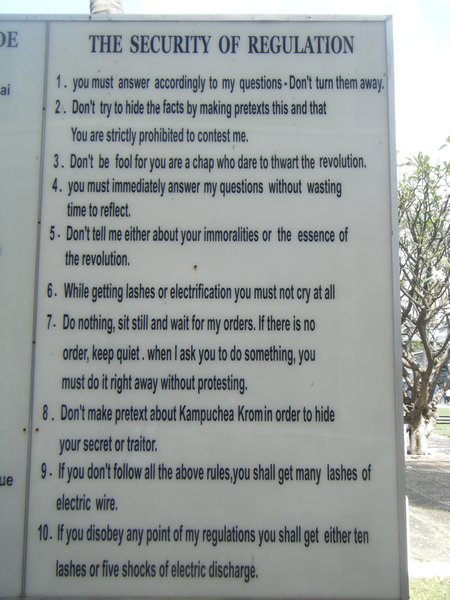 The rules they had to follow