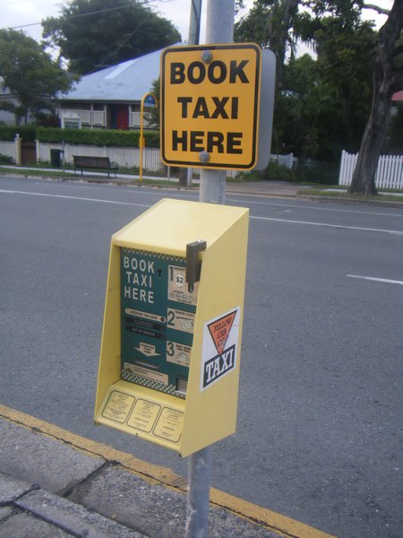 Taxi booking box