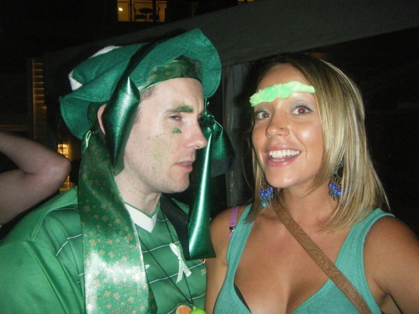 Intoxicated Irish man
