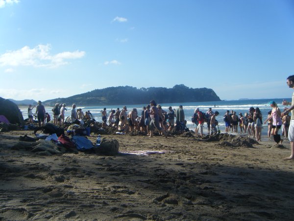 Crowd on the beach