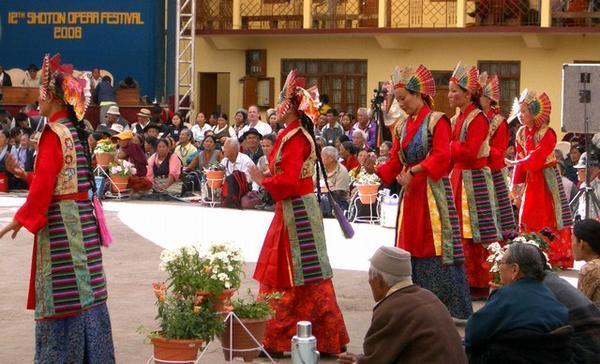 Tibetan Dancers - Shoton Festival