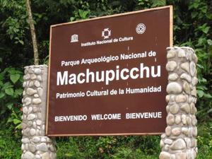 Bienvenidos a Machu Picchu!