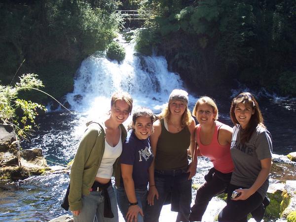 Waterfall and the girls!