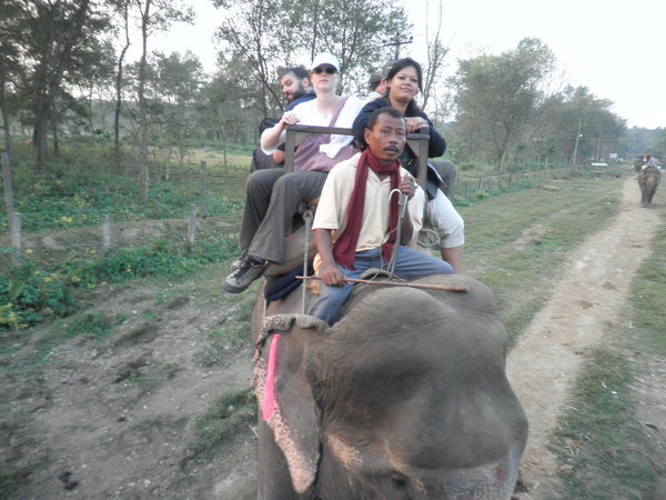 Me on an elephant