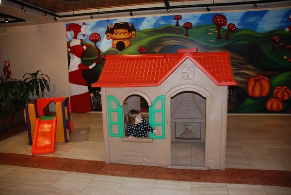 play area at chocolate shop