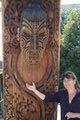 Laura meets the Maori. 