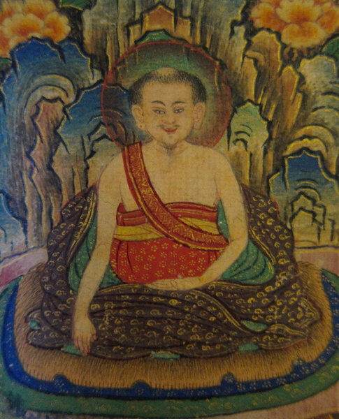 Lama Meditating (detail image)