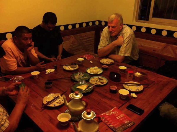 A Quick Dinner at a Tibetan Restaurant with Friends