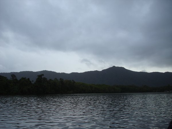 Mangroves and mountains all at once. Isn't that wonderful!