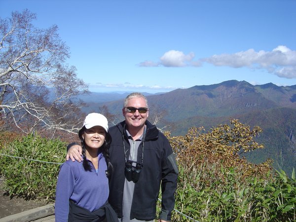 Glenn and I on Mt. Kurodake