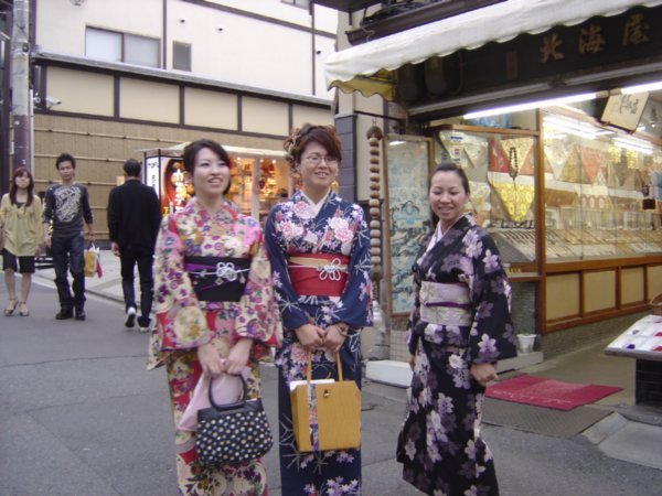 Local Girls in Kimonos