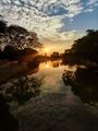 Sunset over Ayutthaya Historical Park 