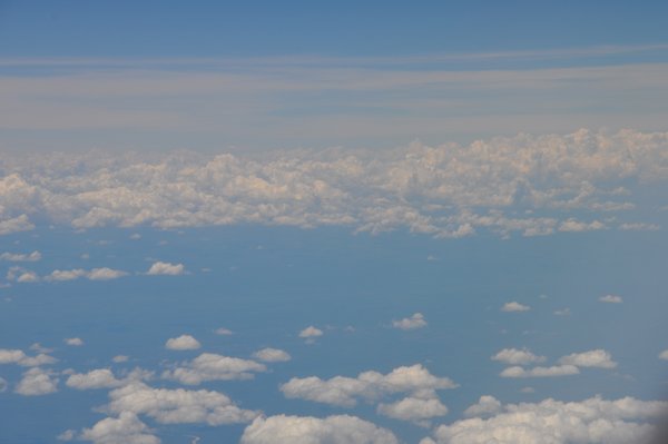 Shot of the sky from my return flight