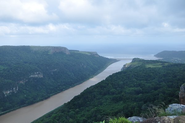 Umganzi River seen from Mt Thessiger