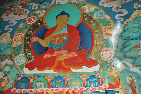 Murals at Samten Choling Monastery, Darjeeling
