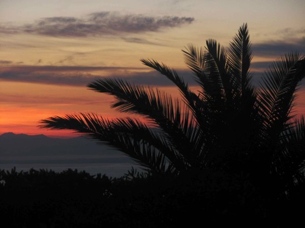 Sunset in Nice.