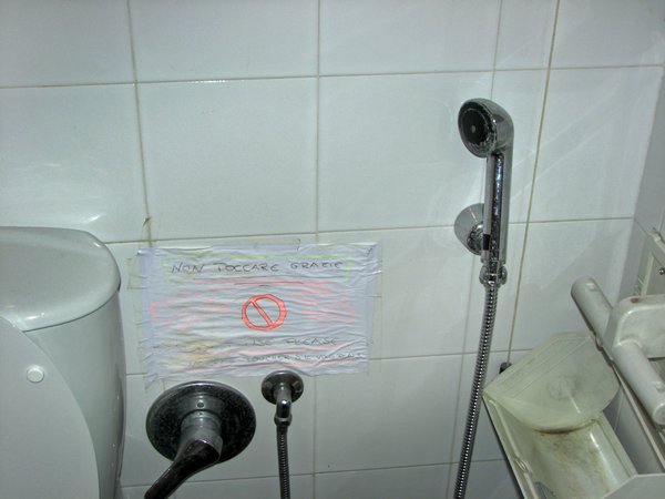 Infamous Natasha bathroom sign.