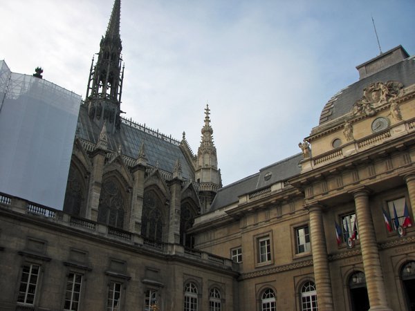St. Chapelle, as seen from front of court house.