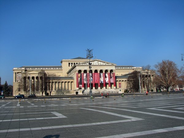 Museum of Fine Arts (looking from Heroes Square)