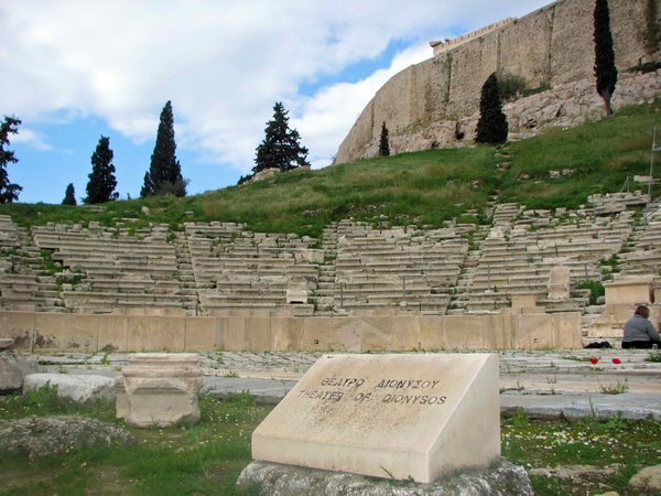 Theater of Dionysos sign