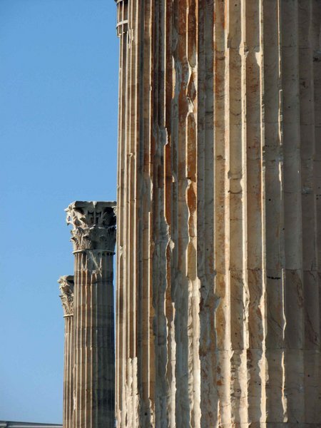 Temple of Olympian Zeus CU of columns