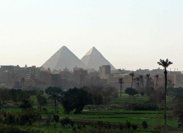Pyramids from afar